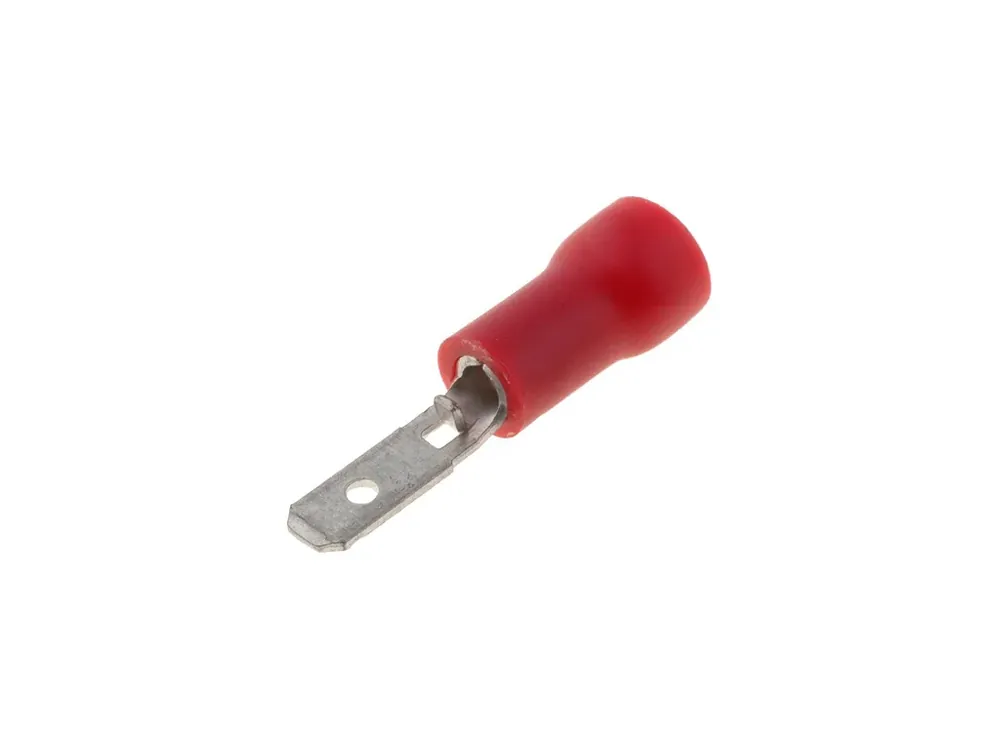 Faston 2,8x0,5mm vidlice límec červený - Snadný nákup