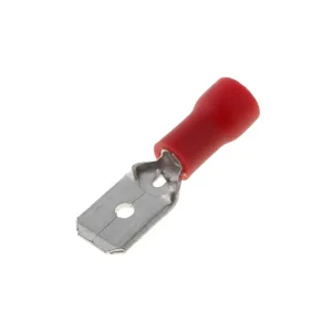Nenechte si ujít nabídku | Faston 6,3x0,8mm vidlice límec červený