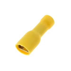 Super cena - Faston 6,3x0,8mm zásuvka celoizol žlutý
