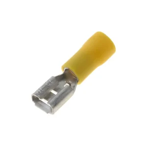 Faston 6,3x0,8mm zásuvka límec žlutý | Snadné objednání