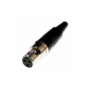 Konektor XLR mini 3pin zásuvka AG3F - Premium