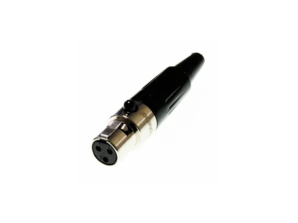 Konektor XLR mini 3pin zásuvka AG3F - Premium