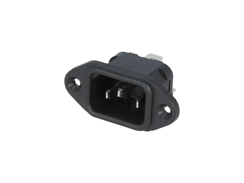Nově k dispozici - Bulgin PX0580/63 vidlice C14 (E) do panelu
