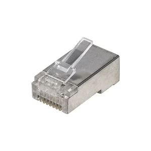 Konektor RJ45 8P8C Cat5e vidlice stíněný - Novinka