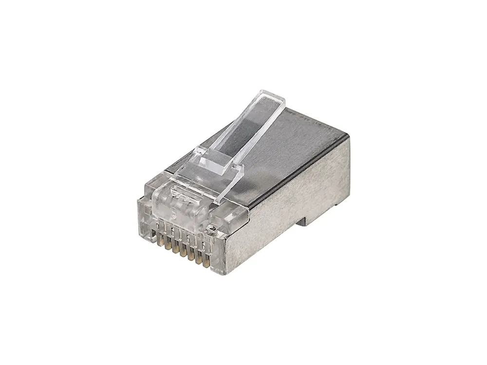Konektor RJ45 8P8C Cat5e vidlice stíněný - Novinka
