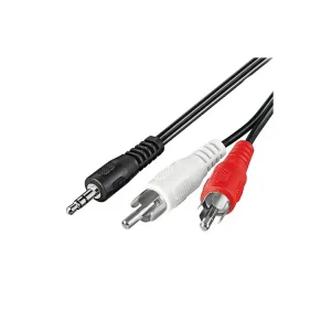 Doprodej zásob - Kabel JACK 3,5mm - 2x CINCH M/M 10m