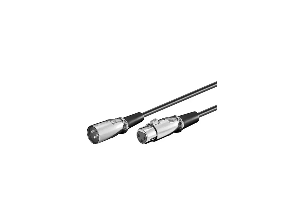 Kabel XLR 3pin M/F 2m | Snadné objednání