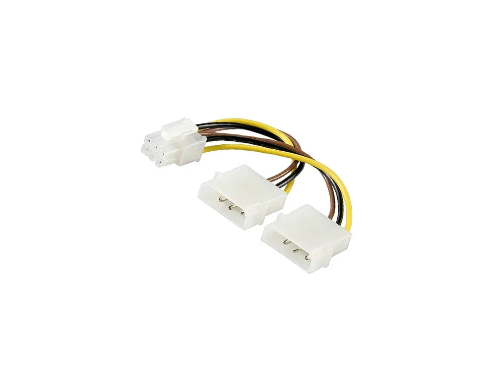 Redukce napájecí 5.25 Molex - 6pin pro PCI-E - Akční cena