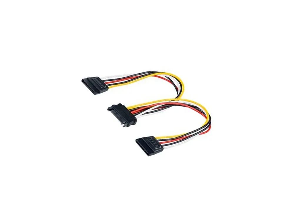 Vrácení zdarma - Napájecí kabel SATA - 2x SATA (20cm)