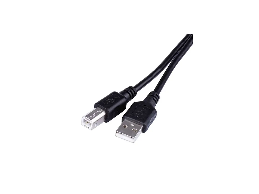 Kabel USB-A 2.0 / USB-B 2.0, 2m, černý | K dispozici