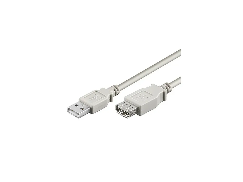 USB 2.0 kabel prodlužovací, A-A, 1m - Prodejní hit