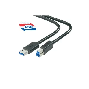Kabel USB 3.0 - USB A-B 5Gbps 9pin 2m černá | Do košíku