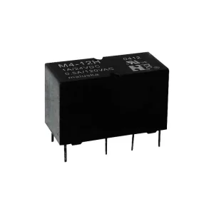 Relé 12V DC, DPDT, 0,5A, M4-12H - Snížená cena