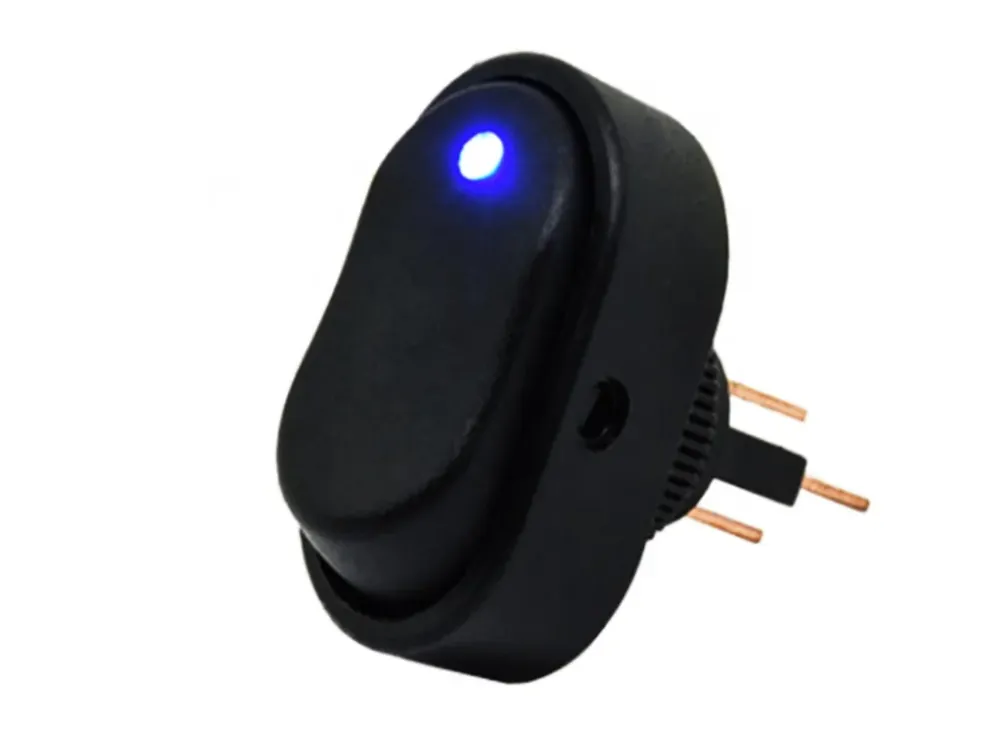 ASW-20D kolébkový spínač LED 12V modrá | Mezi nejprodávanějšími