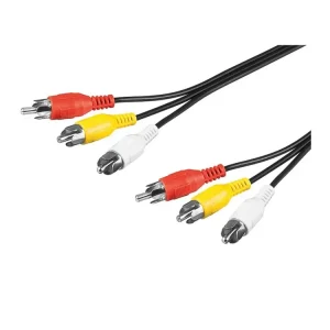 Kabel 3x CINCH - 3x CINCH M/M - Doprodej
