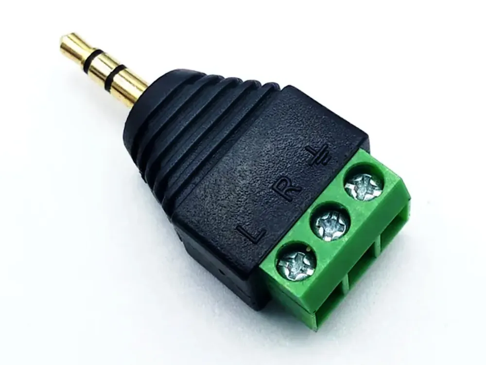 Konektor 3,5mm JACK vidlice se svorkovnicí | Nyní k dispozici