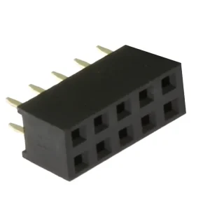 Top produkt | Dutinková lišta přímá, dvouřadá, rozteč 2.54mm, 2x5 pinů, pozlacené kontakty
