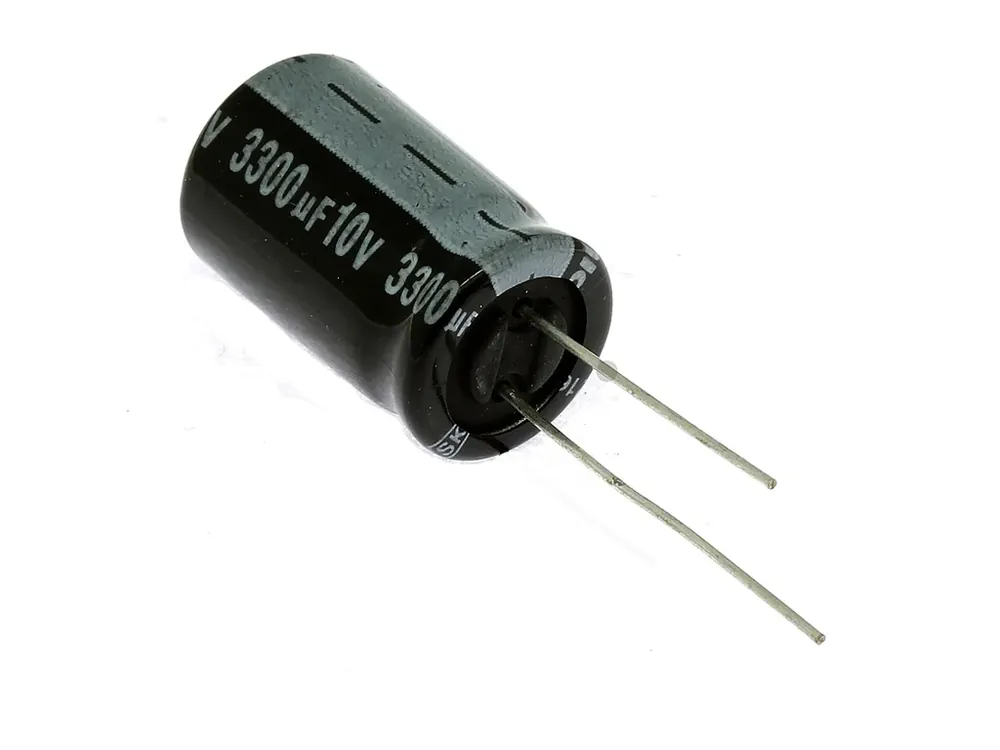 Mezi nejprodávanějšími | Elektrolytický kondenzátor 3300uF 10V 13x21mm RM5 85°C