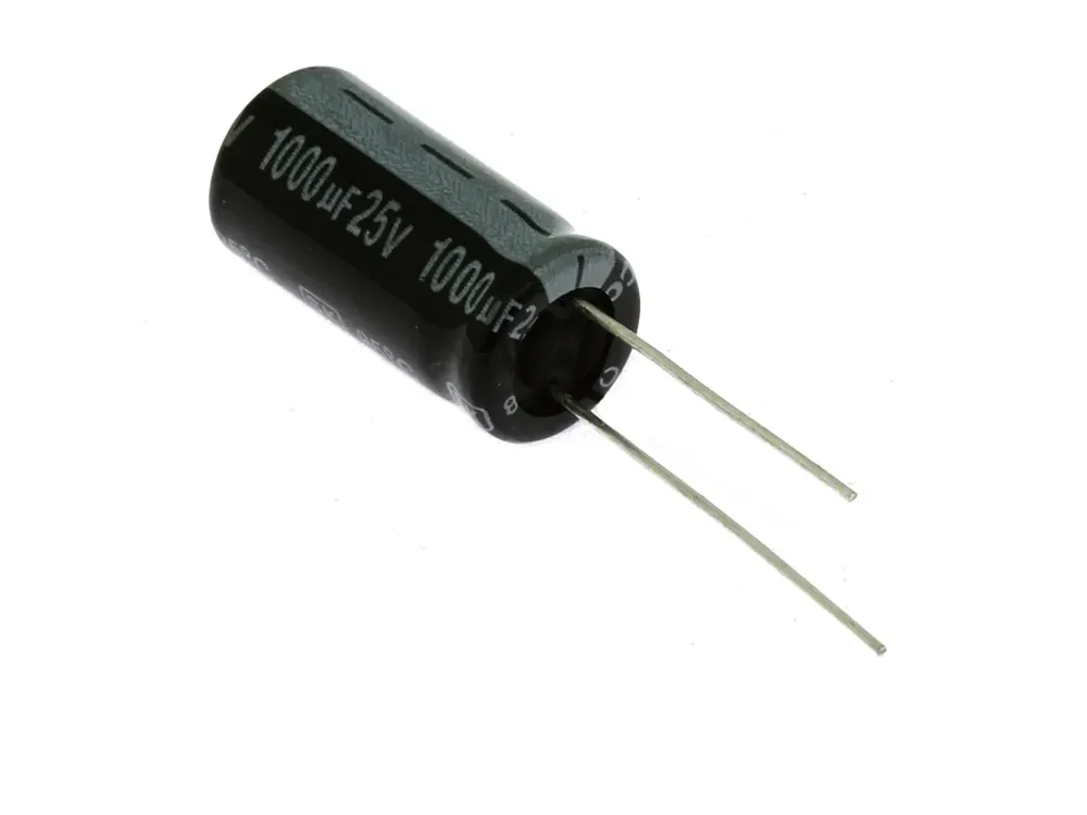 Elektrolytický kondenzátor 1000uF 25V 10x20mm RM5 85°C - Objednejte dnes