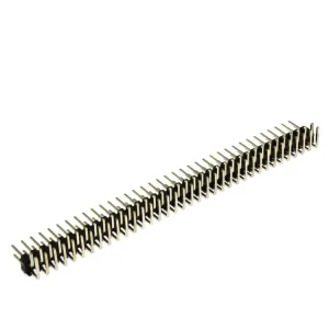 Expresní doručení | Lámací kolíková lišta úhlová 90°, dvouřadá, rozteč 2.54mm, 2x36 pinů, pozlacené kontakty