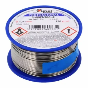 Olovnatá pájka Sn60Pb38Cu2 1,0mm - Rychlé doručení