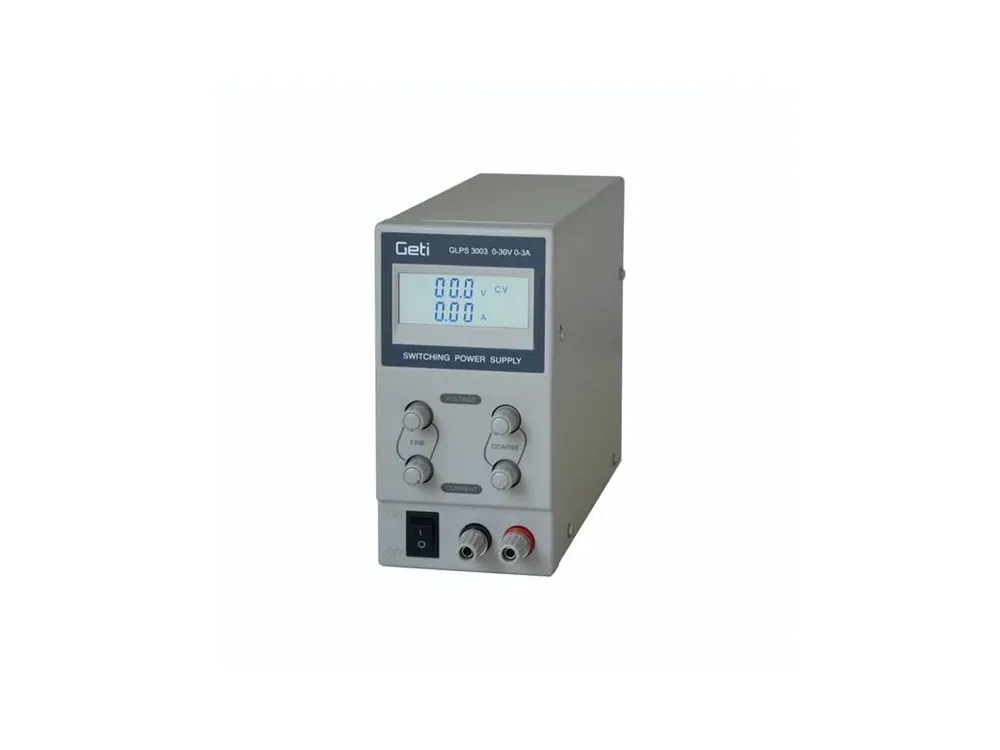 Novinka v nabídce - Geti GLPS 3003 laboratorní zdroj 0÷30V/0÷3A