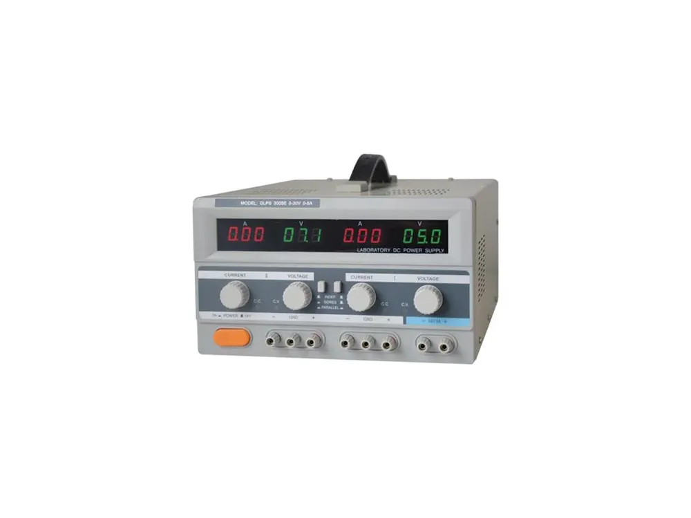 Doprodej - Geti GLPS 3005E laboratorní zdroj 0÷30V/0÷5A, 5V/3A