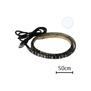 Omezené množství - Geti GLS31C LED pásek do USB, studená bílá, 50cm
