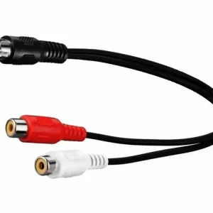 Kabel 1x CINCH - 2x CINCH 20cm | Přímo od výrobce