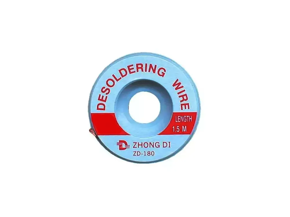 Odpájecí odsávací knot ZD-180, šířka 1,5mm, délka 1,5m - Snížená cena