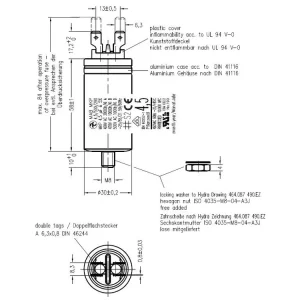 Motorový rozběhový kondenzátor 4,5uF 500V Hydra MAB MKP | Žádaný produkt