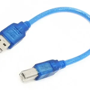 Kvalitní produkt | Kabel USB 2.0 - USB A-B 25cm modrý