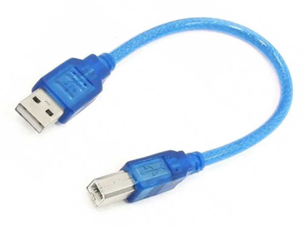 Kvalitní produkt | Kabel USB 2.0 - USB A-B 25cm modrý