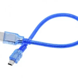 Top cena - Kabel USB 2.0 - USB A-mini B 25cm modrý
