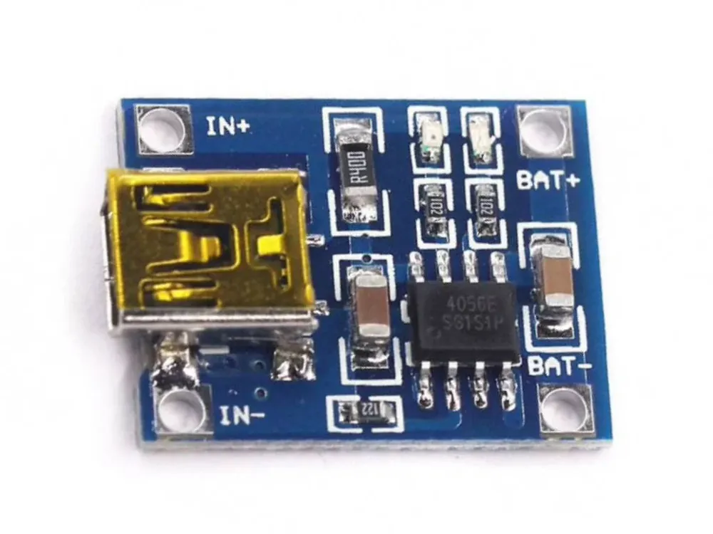Bezpečná platba - Modul TP4056 miniUSB pro nabíjení Li-Ion článku