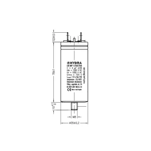 Hydra EAB MKP 4/1000/1938 kondenzátor filtrační 4uF - Koupit online