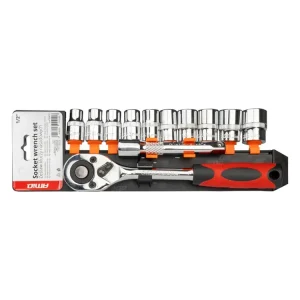 Sada nástrčných klíčů 11 ks 1/2" 10-24 mm, AMiO 02412 - Rychlá doprava