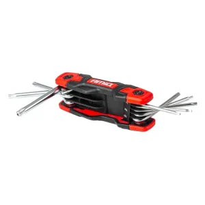 Torx klíče, skládací, 8ks, CRV, AMiO 04789 | Ihned k objednání