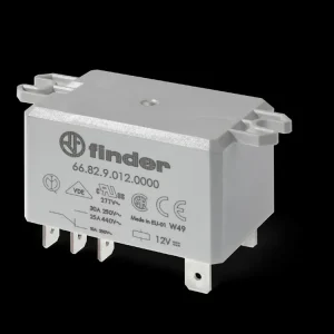 Relé 12V DC, DPST-NO, 30A, Finder 66.82.9.012.4300 | Vrácení zdarma