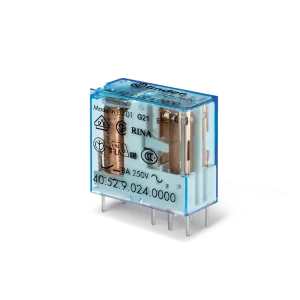 Relé 12V AC, DPDT, 8A, Finder 40.52.8.012.5000 | Objednat online