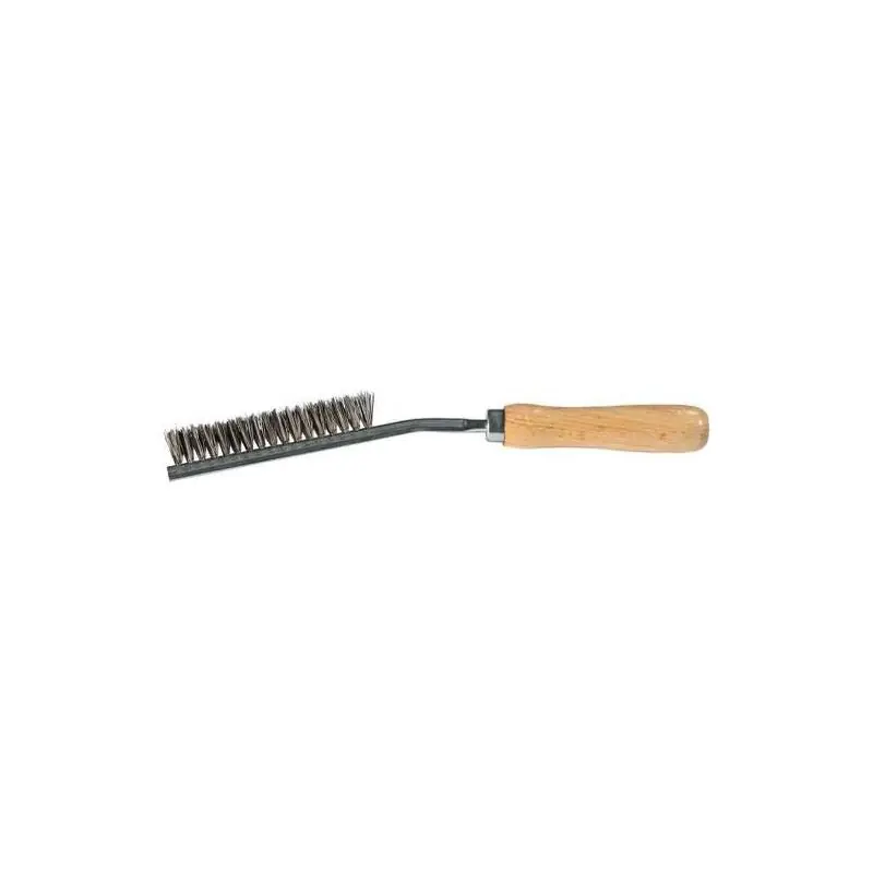 Kartáč ruční na drážky INOX V4A 0,3 mm hladké ZEINTRA - Premium