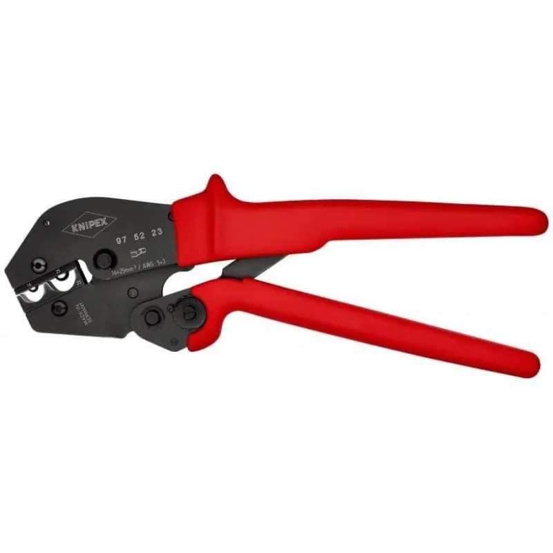 Krimpovací pákové kleště pro izol. Kabelová oka 0,5- 6q mm KNIPEX 97 52 06 | Zvýhodněná cena