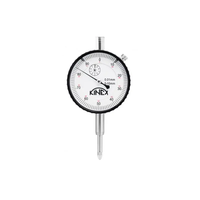 Úchylkoměr číselníkový KINEX 0-10 mm/60 mm/0,01 mm, ISO 46325, ČSN 25 1811, ČSN 25 1816 - Doporučujeme
