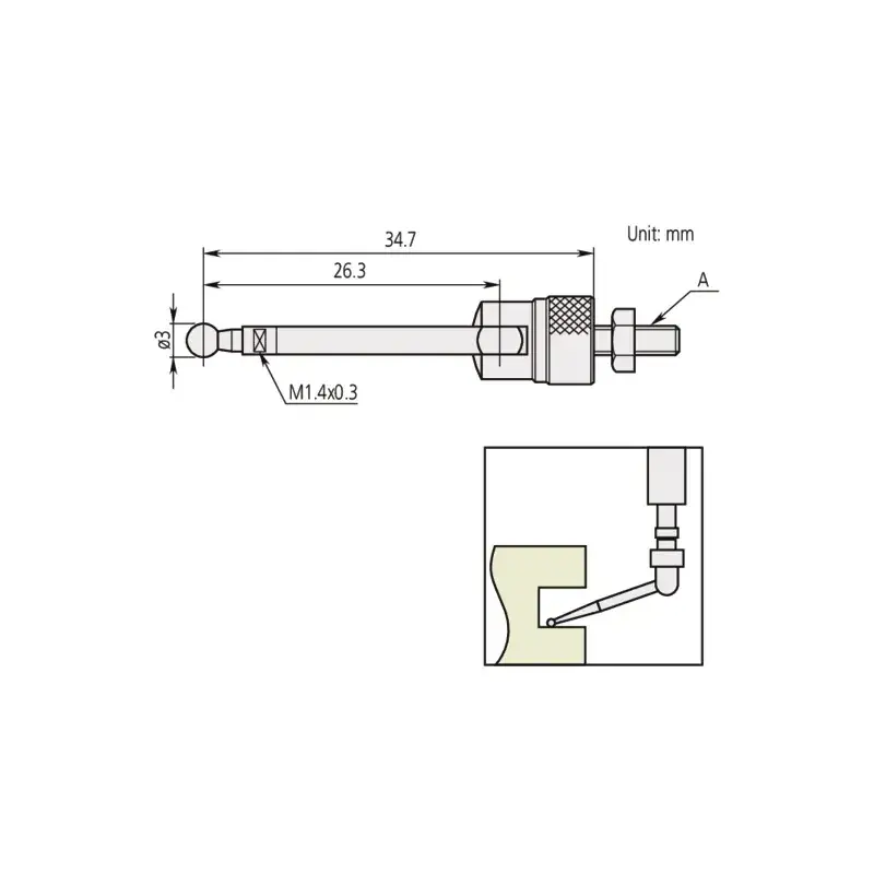 Contact Element Lever Point, 4-48UNF - Špičková kvalita