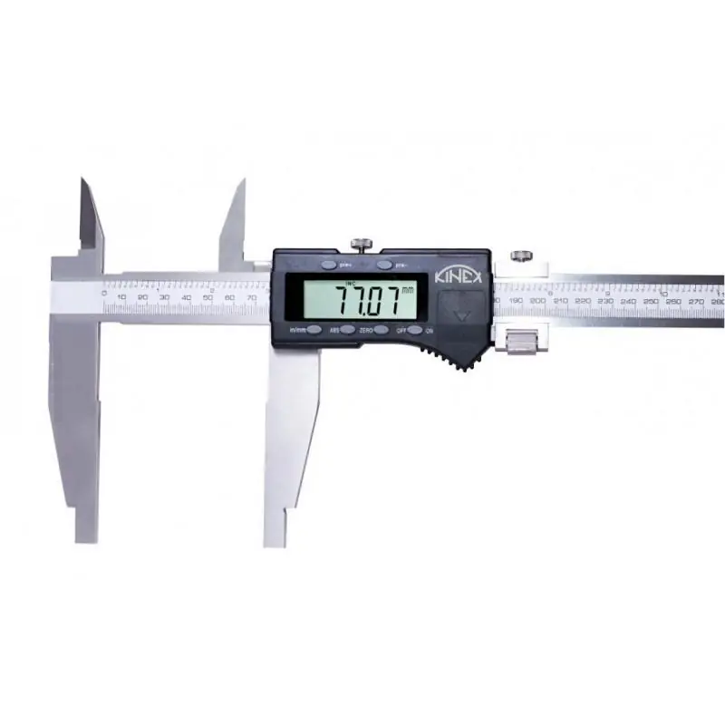 Doprodej zásob | Digitální posuvné měřítko s horními noži KINEX 800/150 mm, DIN 862