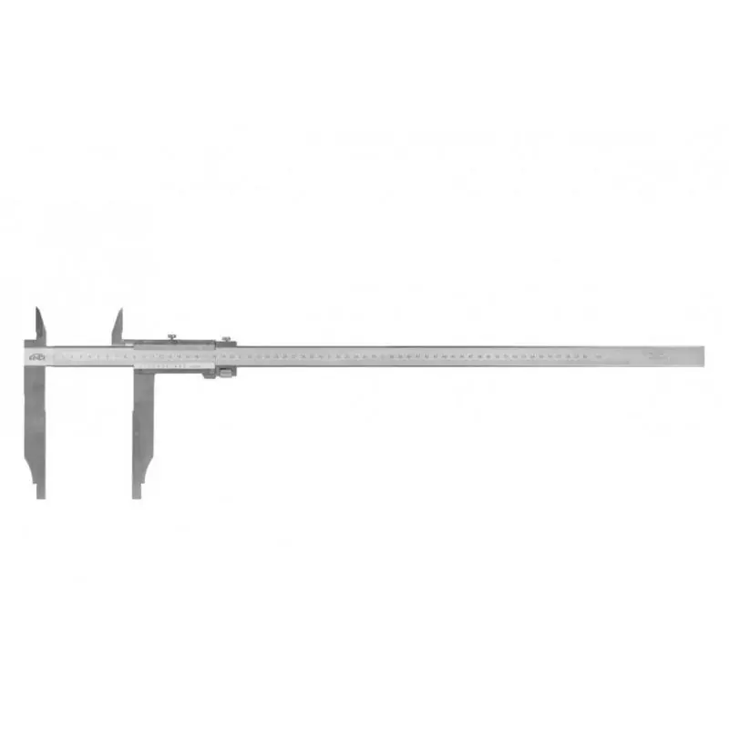 Slevy - Posuvné měřítko s jemným stavěním KINEX 2000 mm, 200 mm, 0,05 mm, s horními noži, ČSN 25 1231, DIN 862