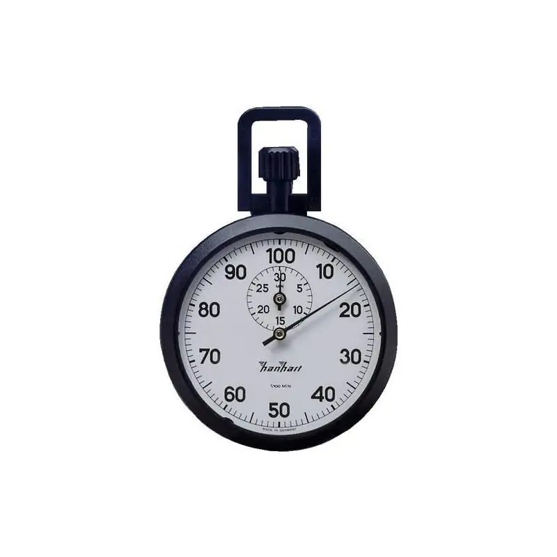 Zbývá pár kusů - Přesné stopky s korunkou 1/100 -min. 30min. Hanhart