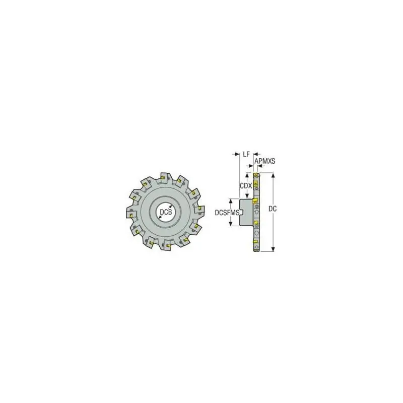Outlet - R335.18-200.1012XL.40-14L Fréza (těleso) kotoučová 335.18