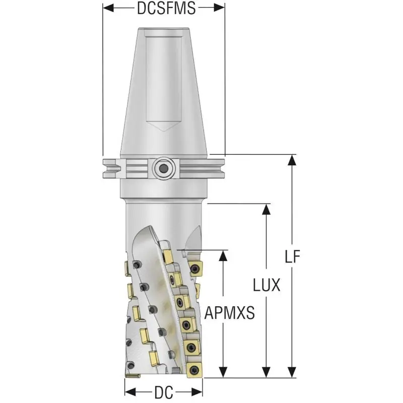 Jen po omezenou dobu - R215.59-CV50063120-12.4SR6 Fréza (těleso)