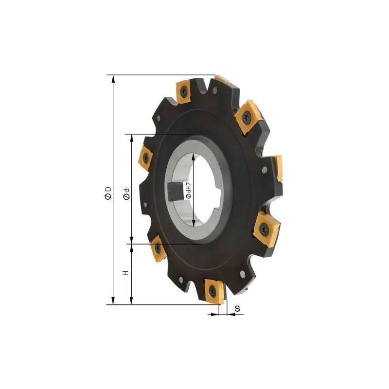 Kotoučová fréza bez nákružku D 100 x 12 mm Z 10 | Rychlé doručení